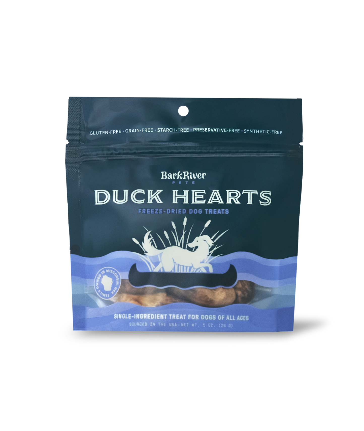 Duck Hearts Freeze-Dried Dog Treats